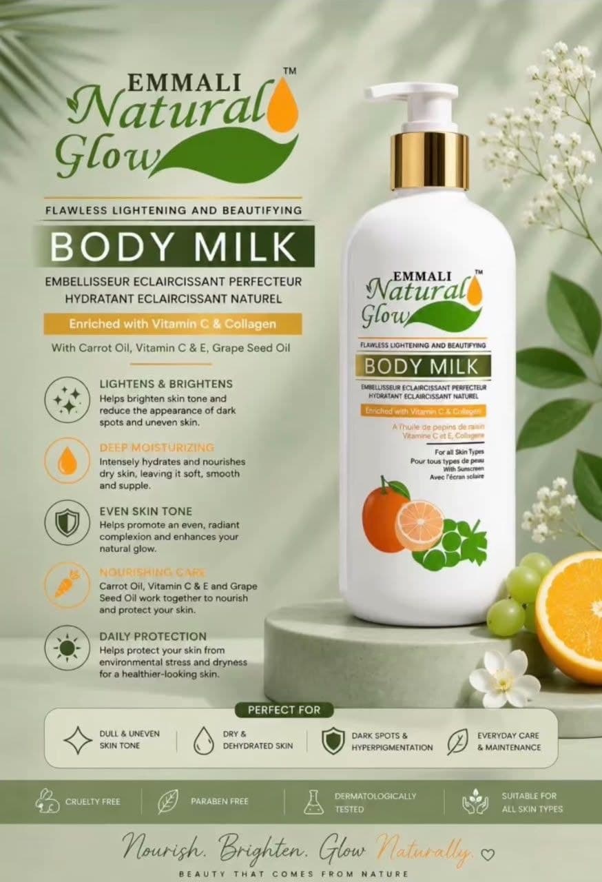 Emmali Natural Glow Body Milk