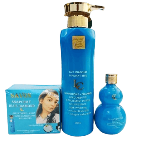 LC Lait Snapchat Diamant Bleu Collection Set