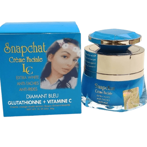 Snapchat Creme Faciale Diamant Bleu